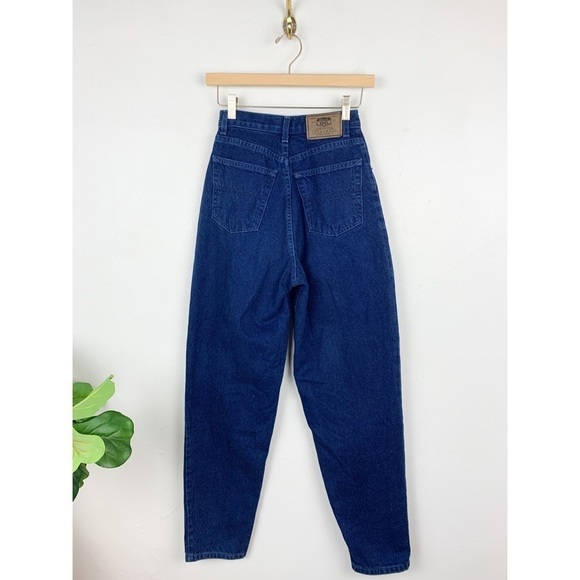 Vintage 90s Route 66 High Waisted Dark Wash Straight Leg Jean Sz 23 - Picture 1 of 8